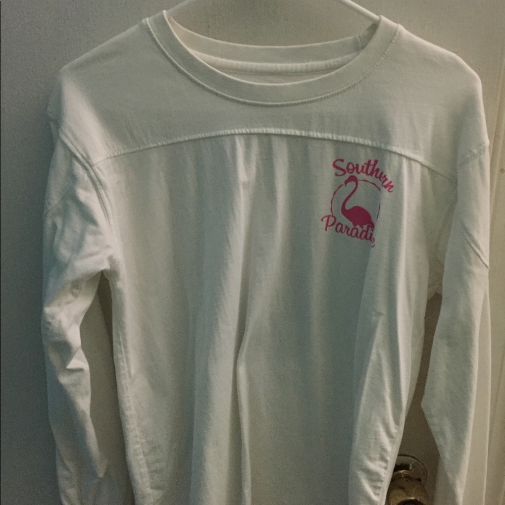 Cute white long sleeve shirt